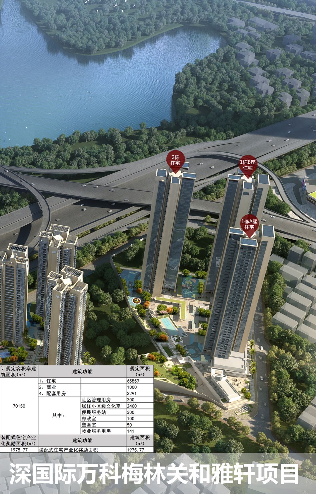 深國際萬科梅林關和雅軒項目