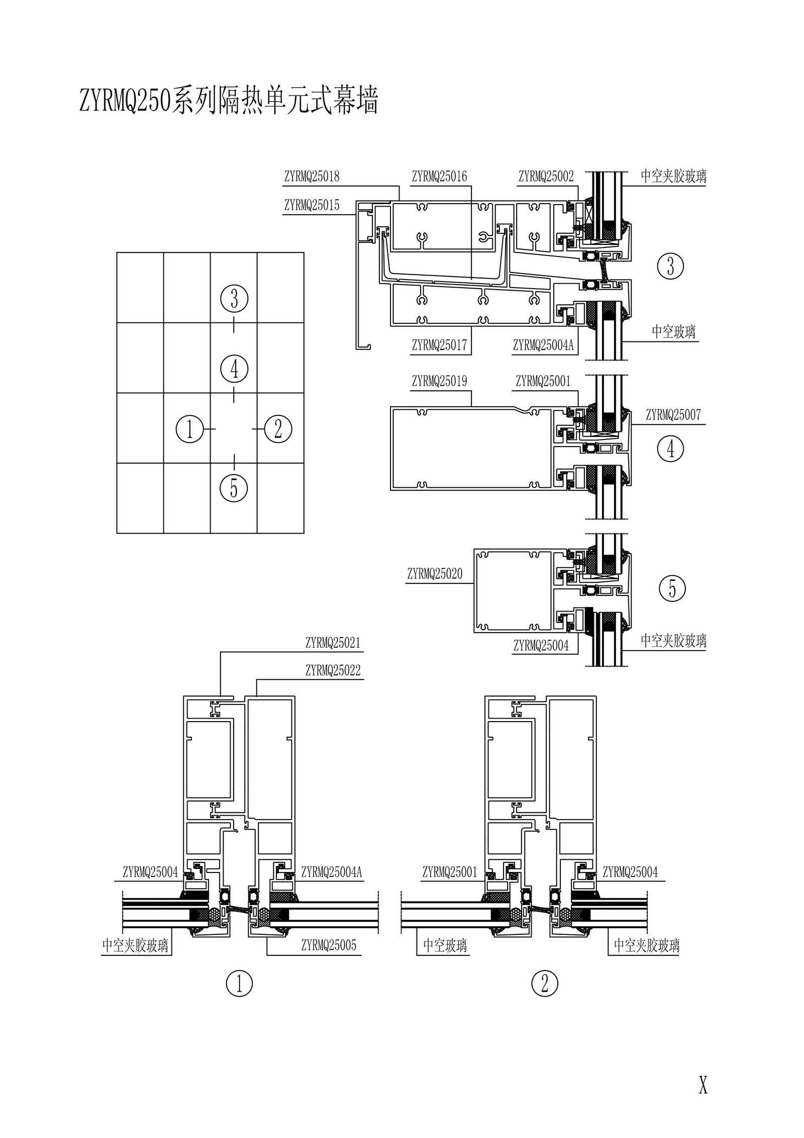 ZYRMQ250系列隔熱單元式幕墻